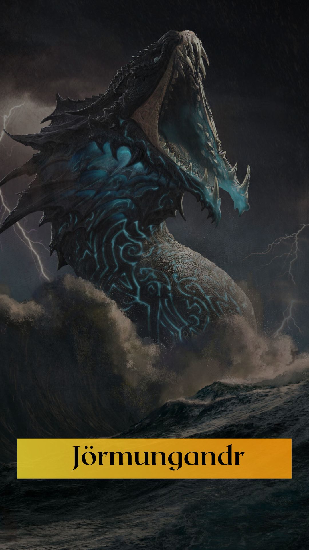 Jormungandr : Midgard Serpent in Norse Mytholog