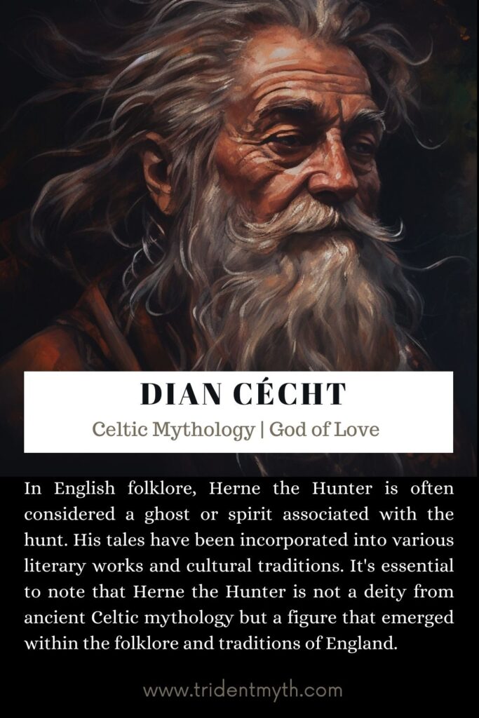 Dian Cécht Celtic God Of Healing Trident Myth